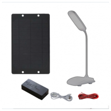 Solar Panel Light with USB Power Bank